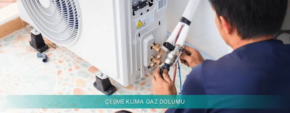 Çeşme İlçemi Siemens Klima Gaz Dolumu